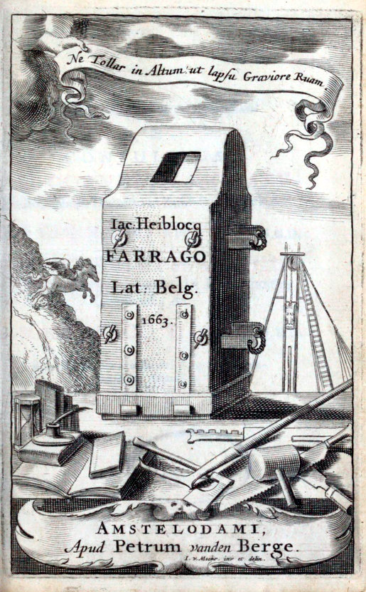 Jacobi Heiblocq Amstelaedamensis Farrago Latino-Belgica, of Mengelmoes van Latijnsche en Duitsche gedichten (Koninklijke Bibliotheek, Den Haag)